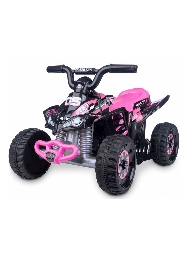 Cuatrimoto 6V + Batería Recargable + Cargador Rosado-2