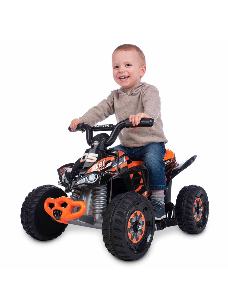 Cuatrimoto 6V + Batería Recargable + Cargador Naranja-0
