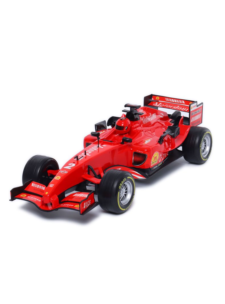Auto a Batería F1 Friccion 1:10 Luz Sonido Try Me Rojo