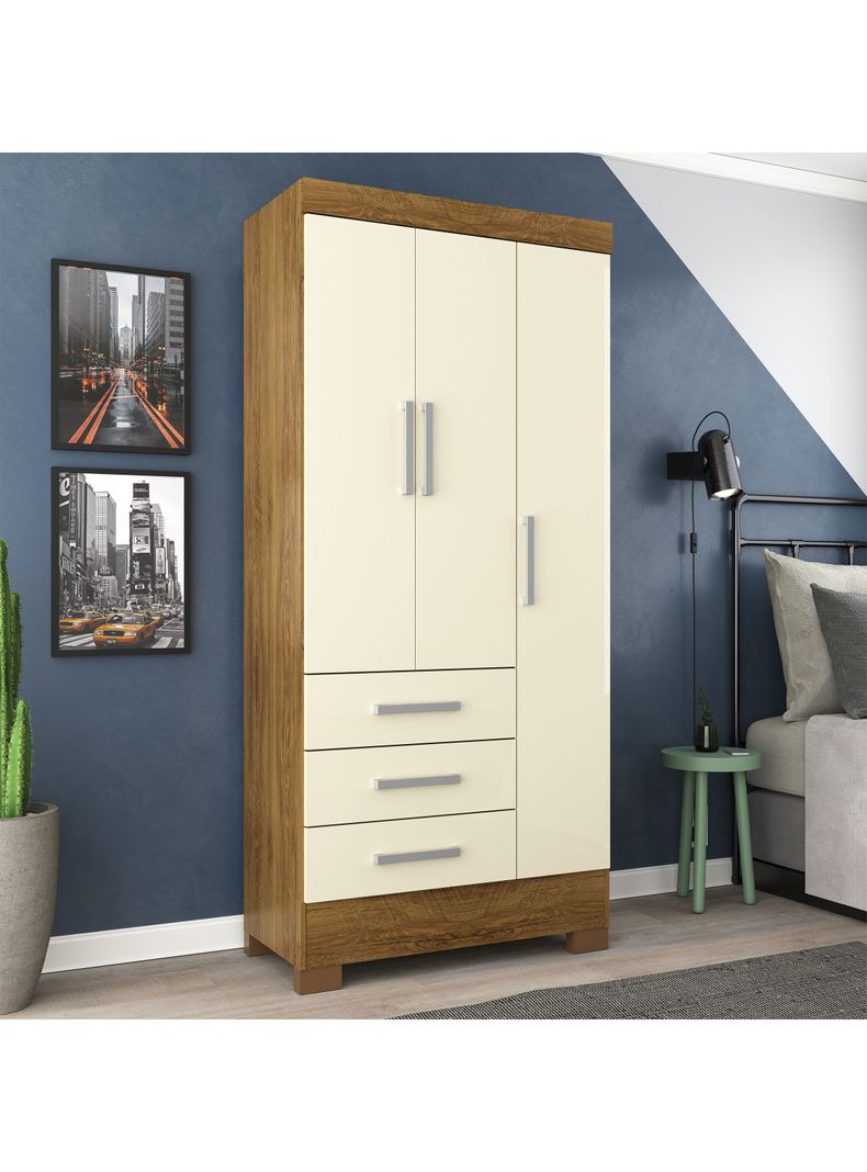 Closet Palmas Nature Blanco Crema 3P3C-4