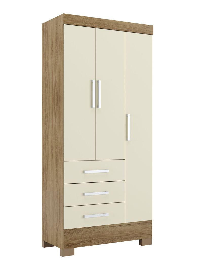 Closet Palmas Nature Blanco Crema 3P3C-0