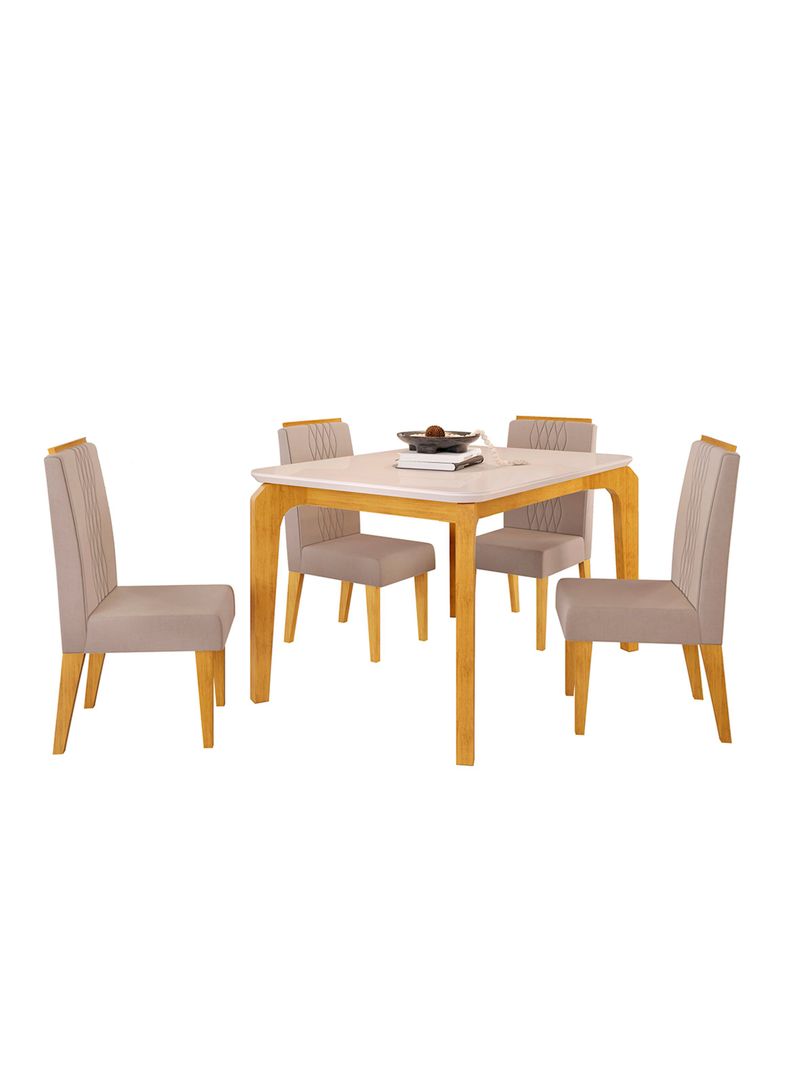 Juego de Comedor Rouge Lia + 4 Sillas-3