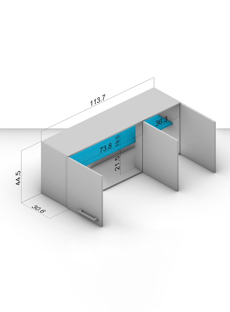 Mueble Aéreo New Opie 120 cm-1