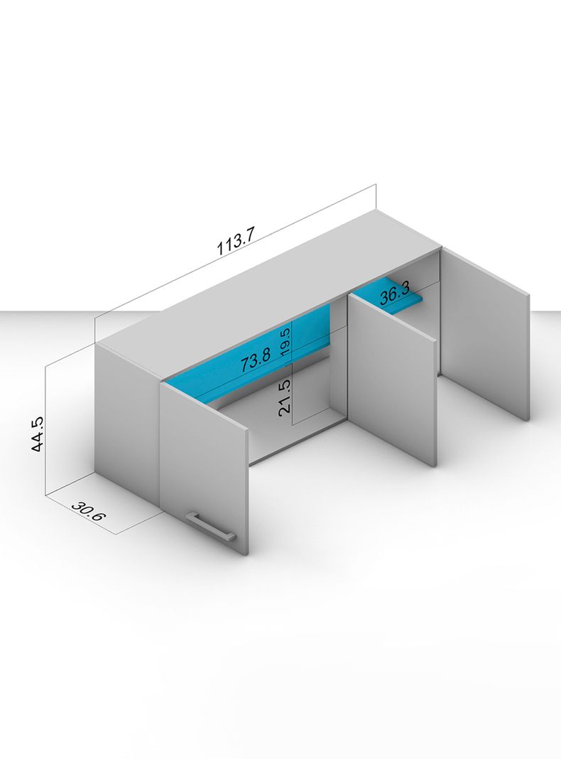 Mueble Aéreo New Opie 3P-1