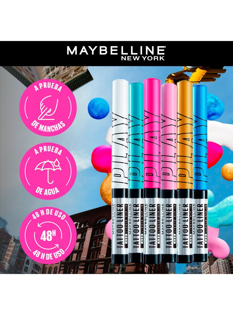 Delineador de ojos Tattoo Liner Play Defend 2.1 ml-4