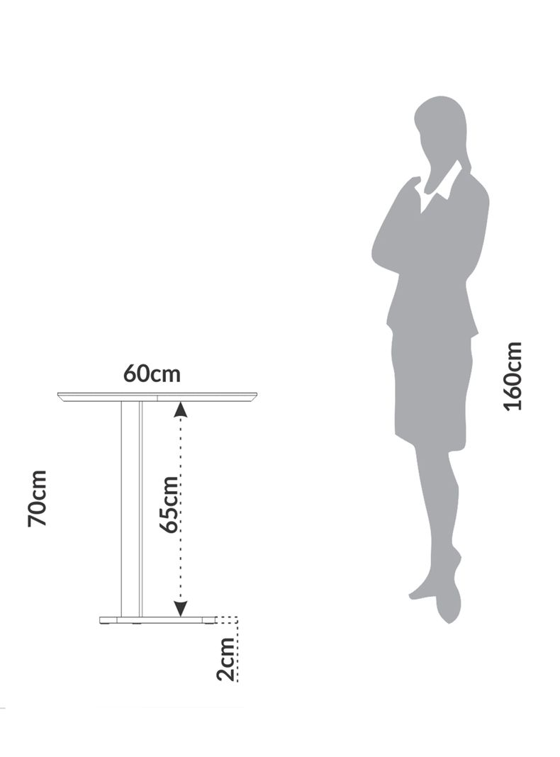 Mesa lateral TB604 60x40 cm-3