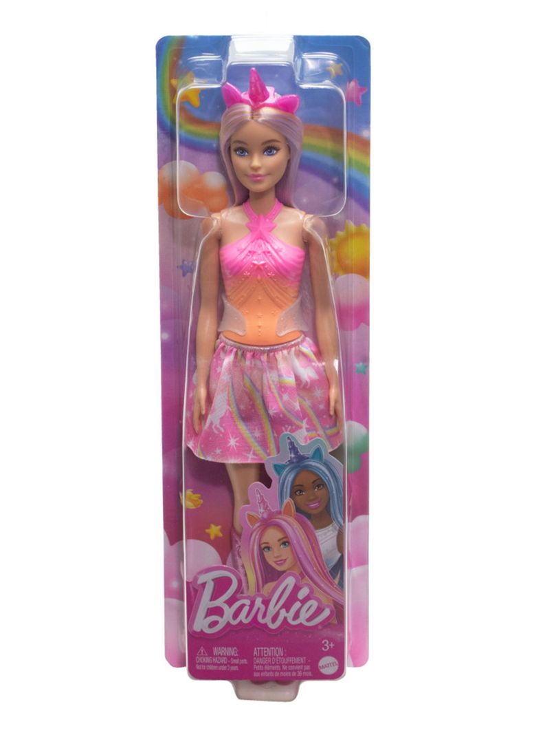 Muñeca Unicornio Falda de Ensueño Rosa-4