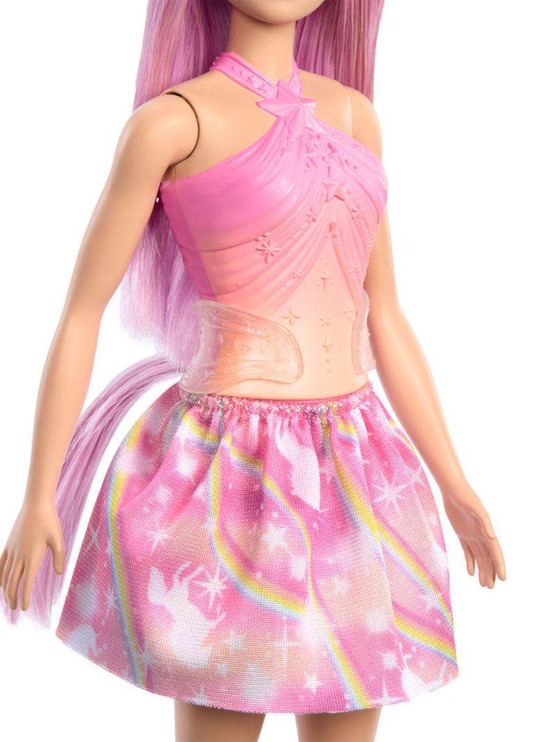 Muñeca Unicornio Falda de Ensueño Rosa-3
