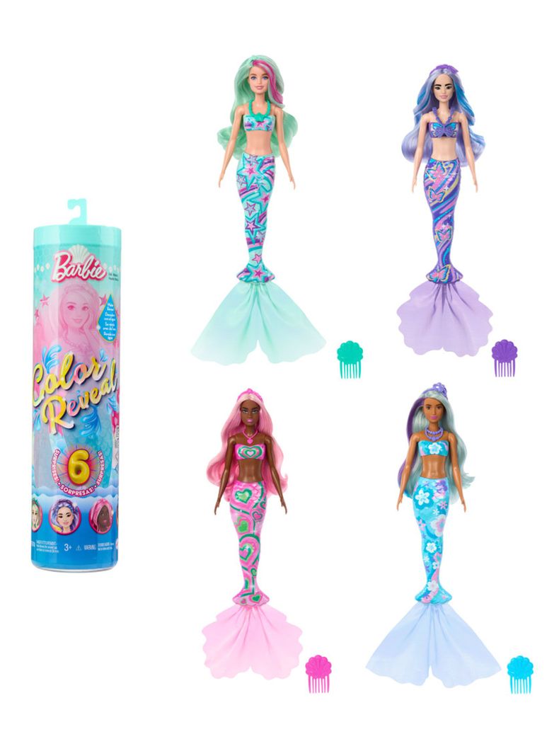 Muñeca Color Reveal Sirenas del Fondo del Mar Sorpresa-1