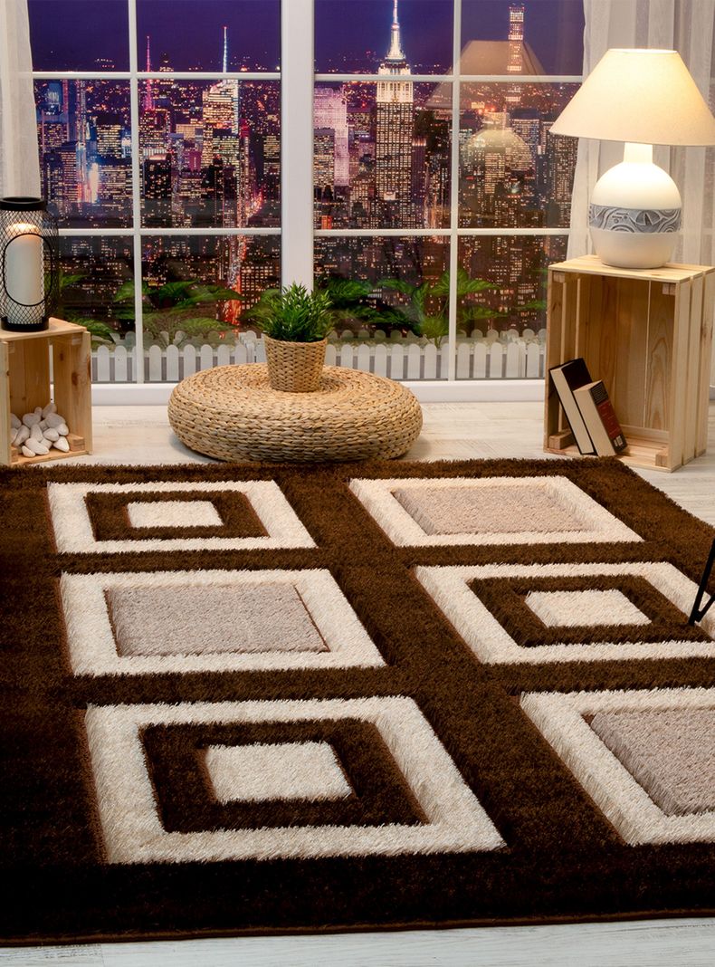 Alfombra 150 x 200 cm Exclusive D1 Café-2