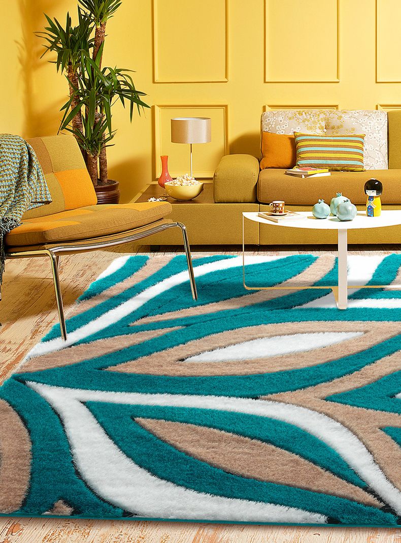 Alfombra Exclusive 150x200 cm Turquesa D2-2