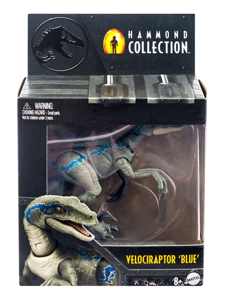 Dinosaurio Hammond Collection Velociraptor Blue-1