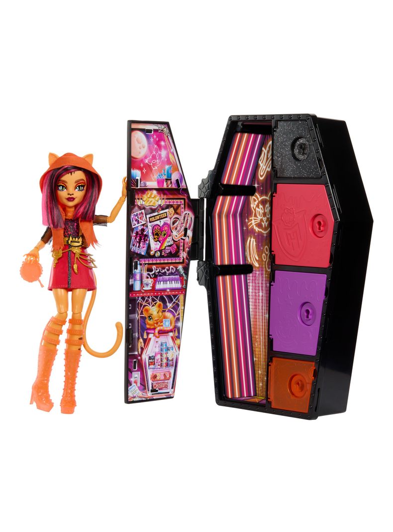 Muñeca Toralei Skulltimates Secrets Sustos Neón-2