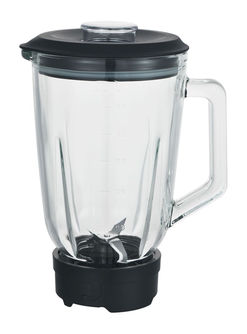 Licuadora 1.5 Litros 800W Acero Inoxidable Negra-4