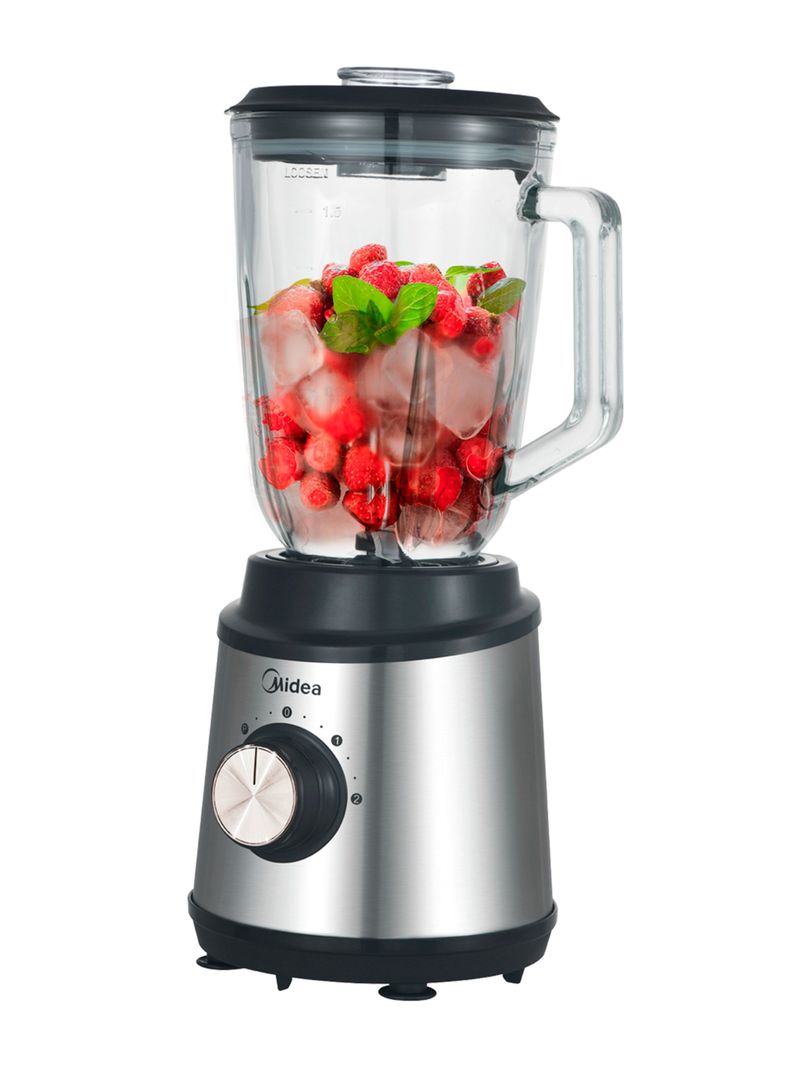 Licuadora 1.5 Litros 800W Acero Inoxidable Negra-3