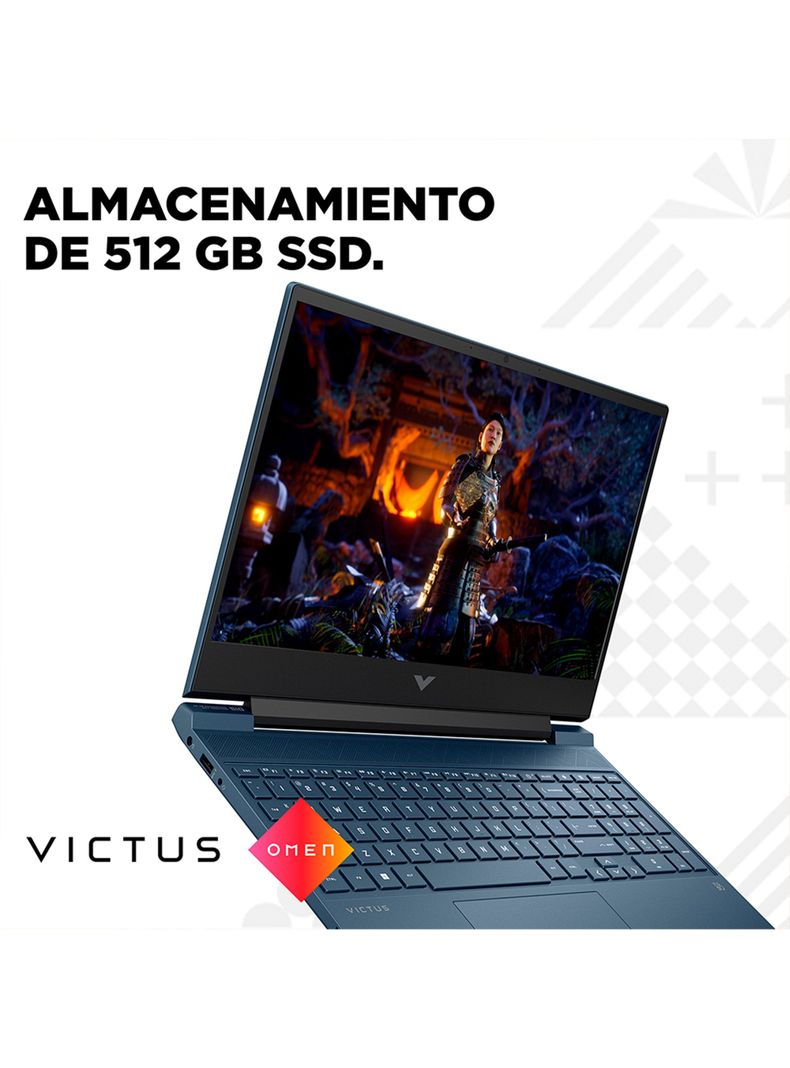 Notebook Gaming VICTUS 15-fa0015la Intel Core i5 NVIDIA GeForce RTX 3050 8GB RAM 512GB SSD 15.6" FHD Windows 11 Home Single Language-8