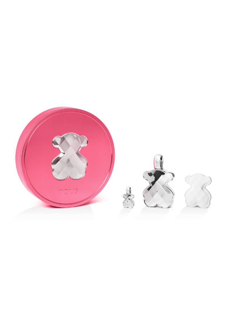 Set Perfume Love Me Silver EDP Mujer 90 ml + 15 ml + Miniatura Tous