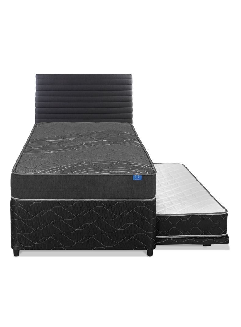 Diván Black 1.5 Plazas + Respaldo Modern-1