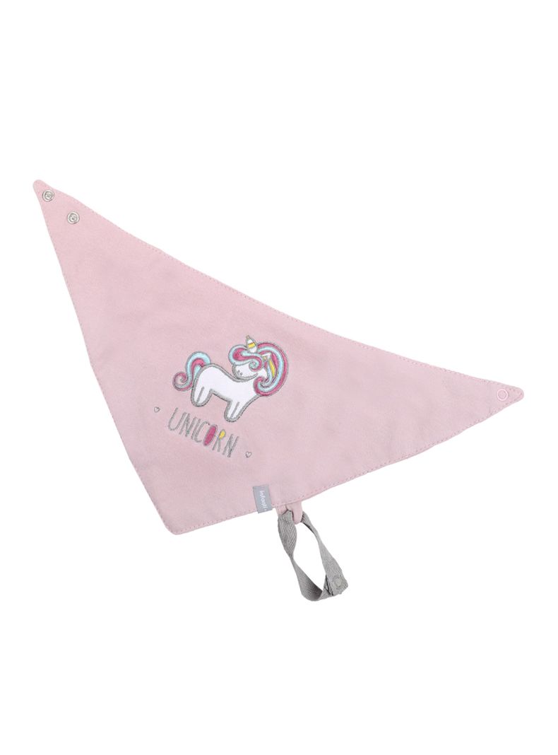 Bipack Baberos Impermeable Unicornio Rosado-2