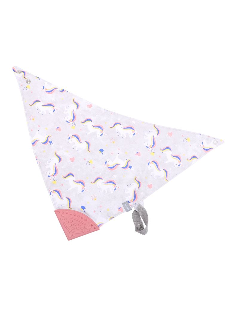 Babero Con Mordedor Impermeable Unicornio-1