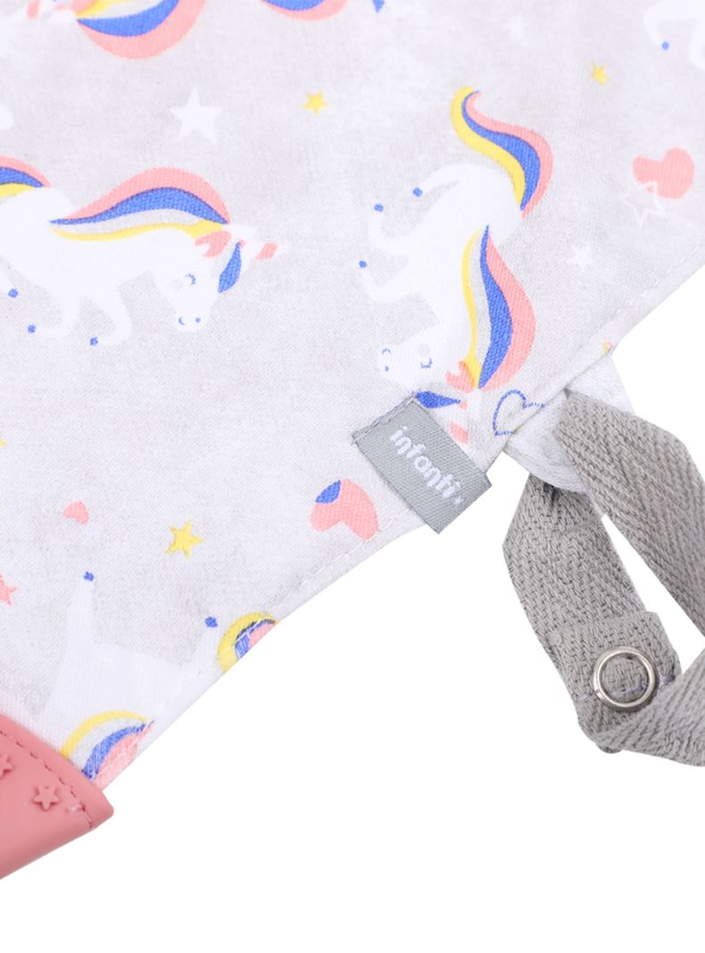 Babero Con Mordedor Impermeable Unicornio-3