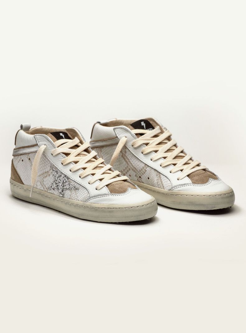 Zapatilla Urbana  Mid Cuero Star Mujer-1