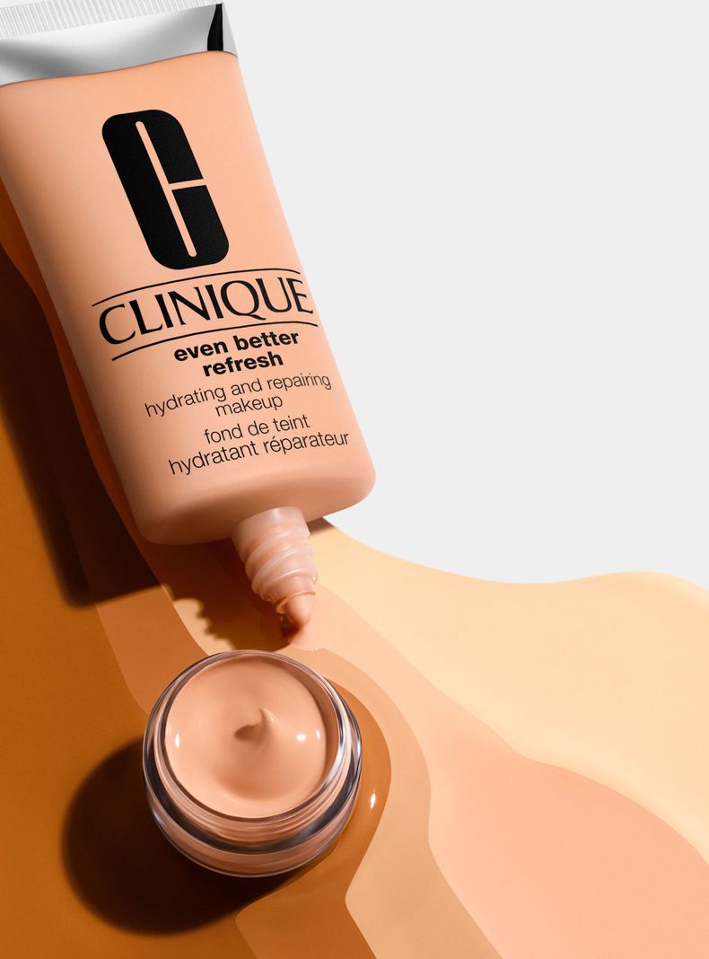 Base Clinique Maquillaje Even Better Refresh Hydrating and Repairing Makeup CN 58 Honey-3