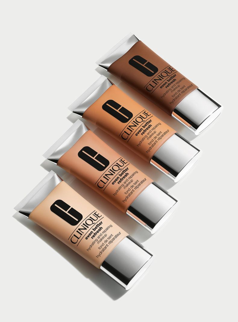 Base Clinique Maquillaje Even Better Refresh Hydrating and Repairing Makeup WN 68 Brulee-4