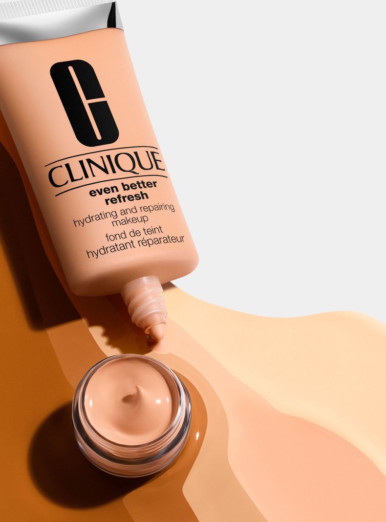 Base Clinique Maquillaje Even Better Refresh Hydrating and Repairing Makeup WN 68 Brulee-3