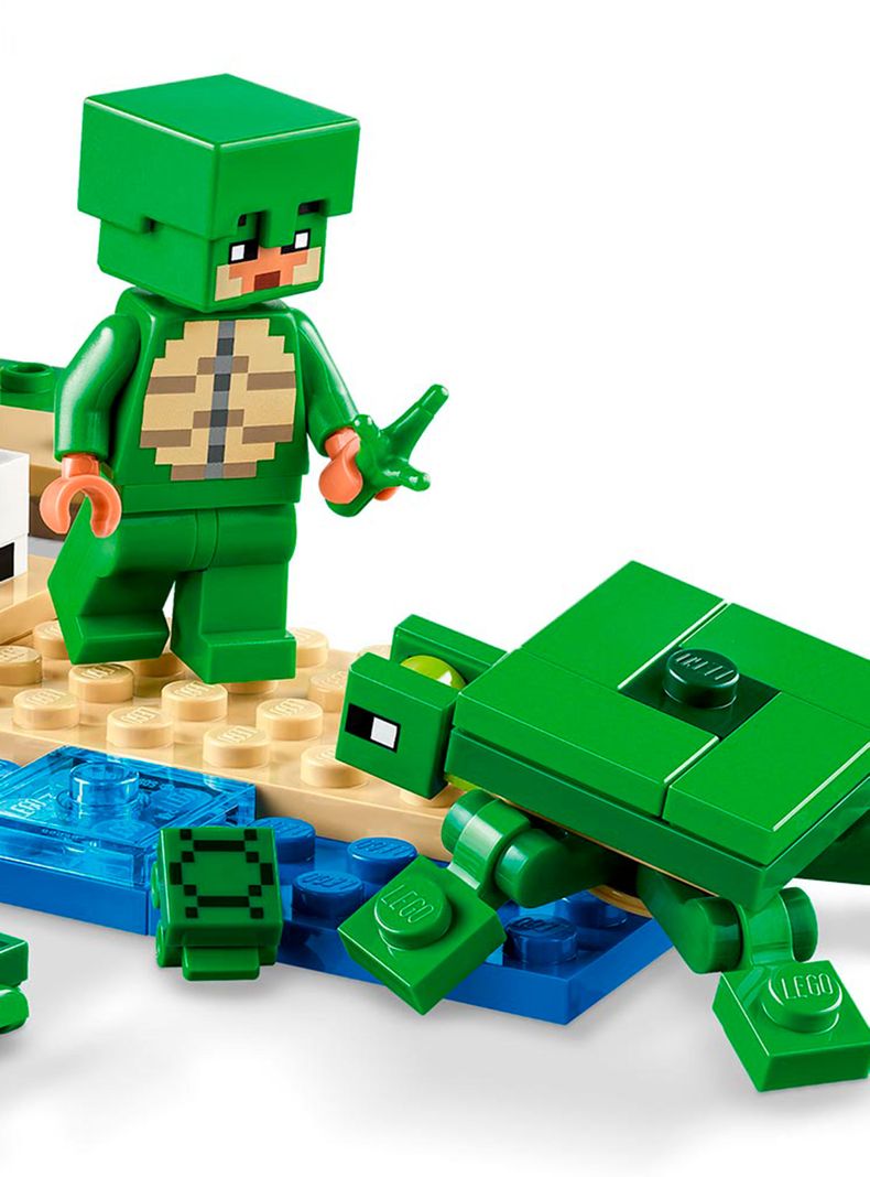 Bloques Minecraft La Casa-Tortuga de la Playa 234 Piezas-3