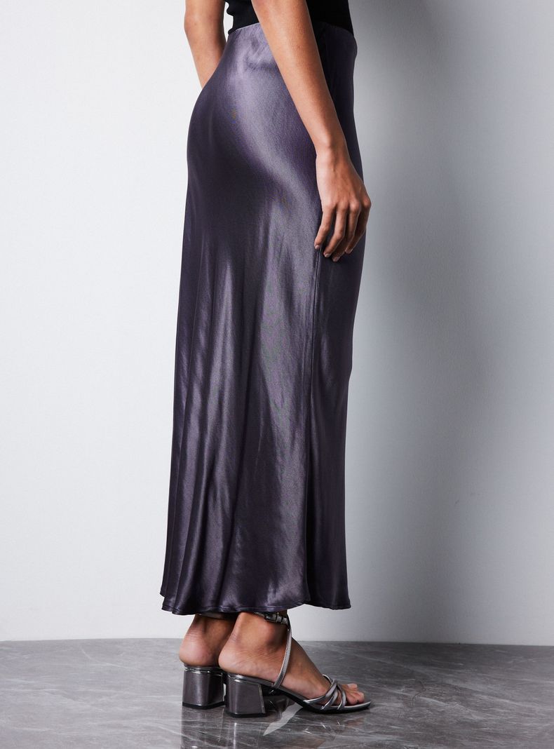 Falda Midi Satín-1