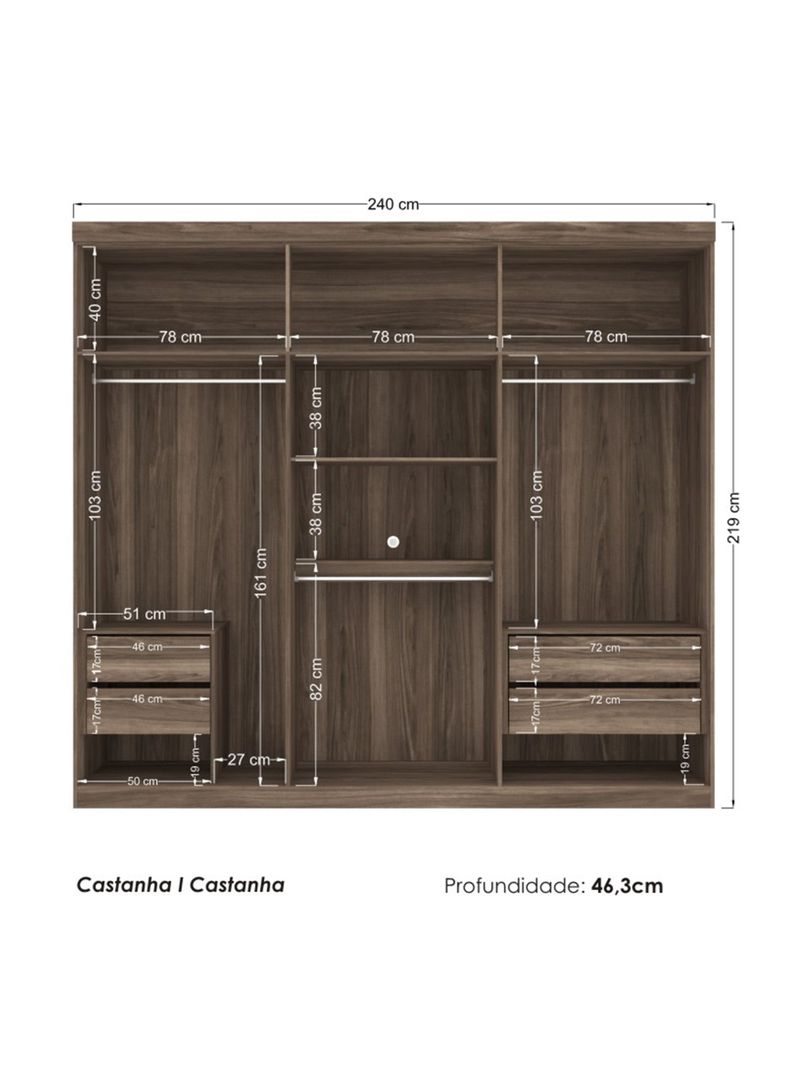 Clóset Imagina 6P 4C-1