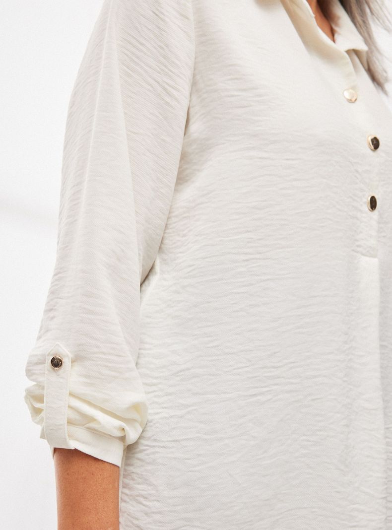 Blusa Texturada Cuello V-3
