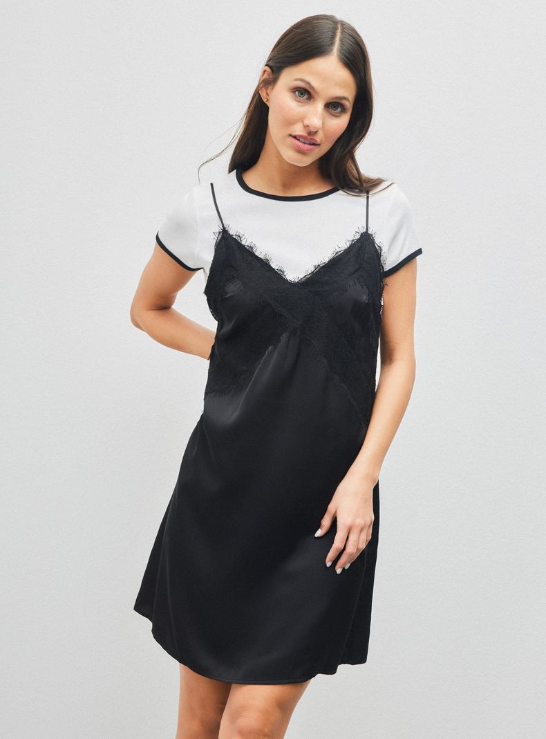 Vestido Corto Lencero-0