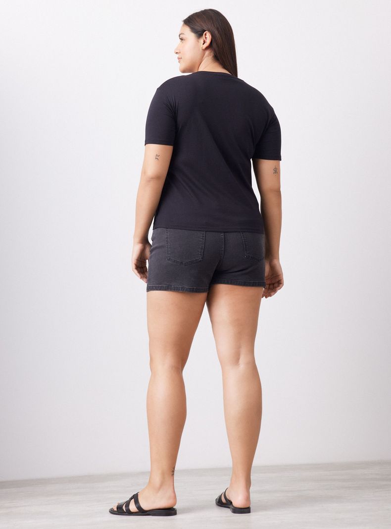 Polera Estampada Focal con Brillo-5