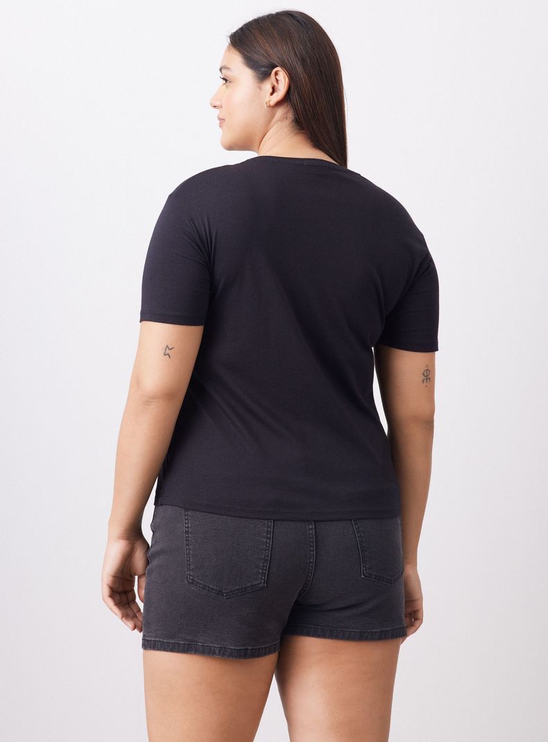 Polera Estampada Focal con Brillo-1