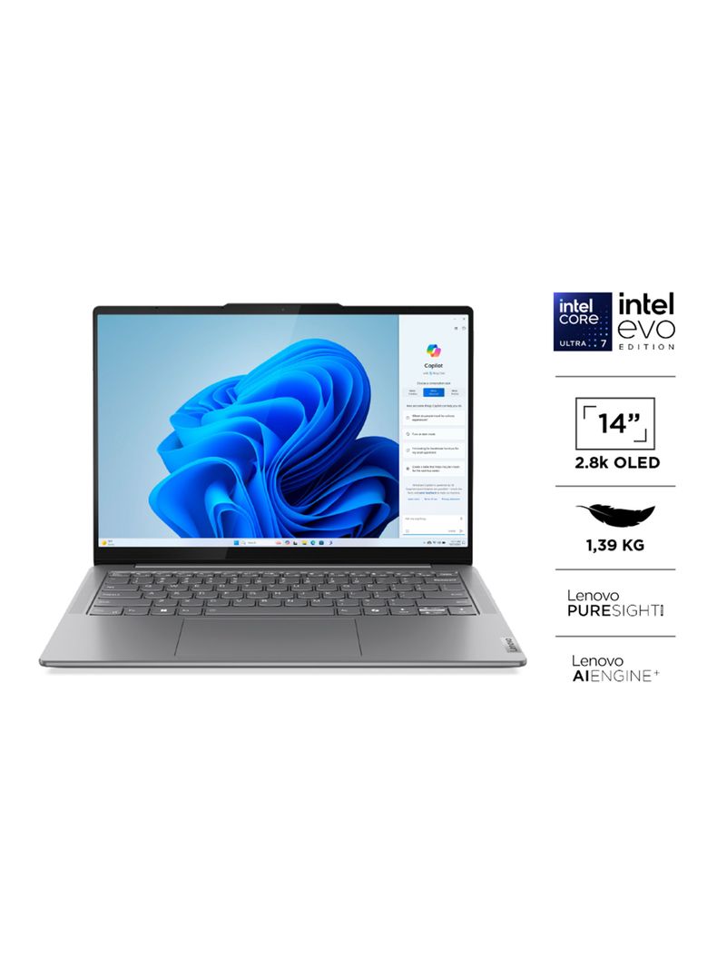 Notebook Yoga Slim 7 Intel Core Ultra 7 H 16GB RAM 1TB SSD 14" OLED Dolby Vision-2