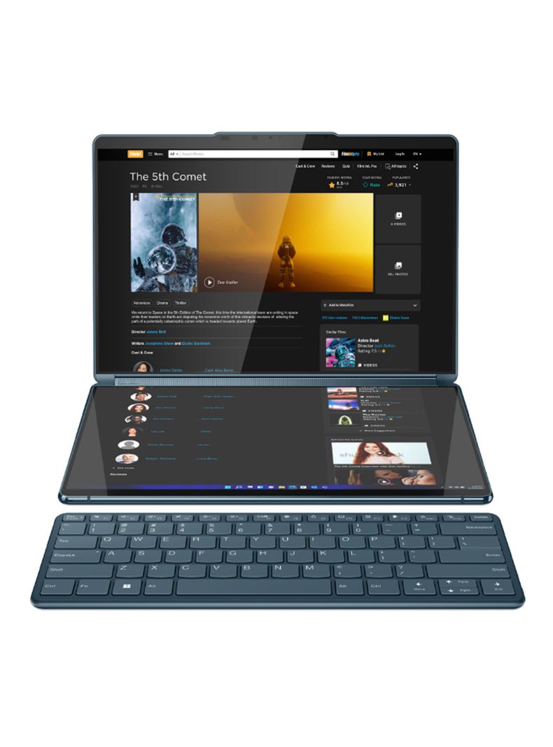 Notebook Yoga Book 9i 2en1 Intel Core Ultra 7 32GB RAM 1TB SSD 2x13.3" OLED Táctil + Lápiz + Teclado-0