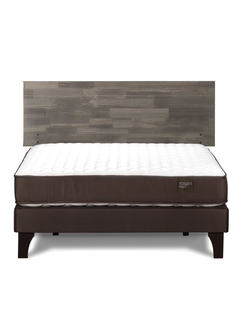 Cama Europea Ergo T 2 Plazas + Respaldo Tabor-1