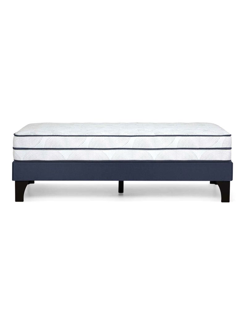 Cama Europea Autonomy Sky 1.5 Plazas Patas de Madera-2