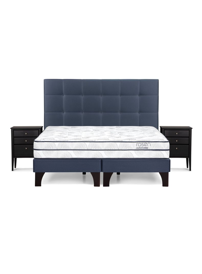 Cama Europea Autonomy Sky Súper King + Set de Muebles Issey-1