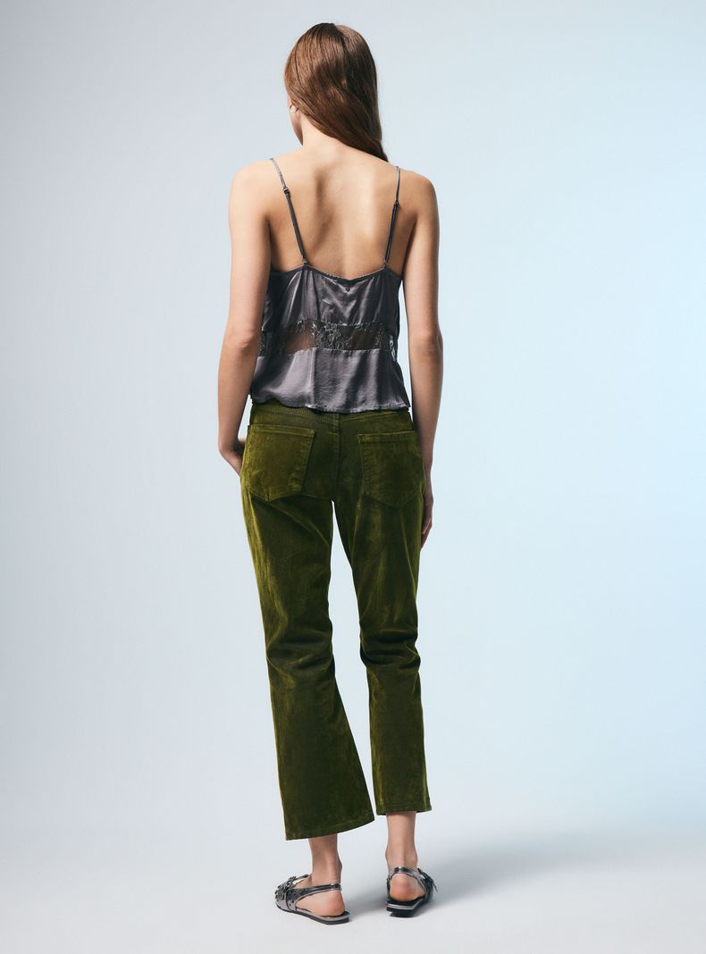 Blusa Lencera Satinada con Encaje-5
