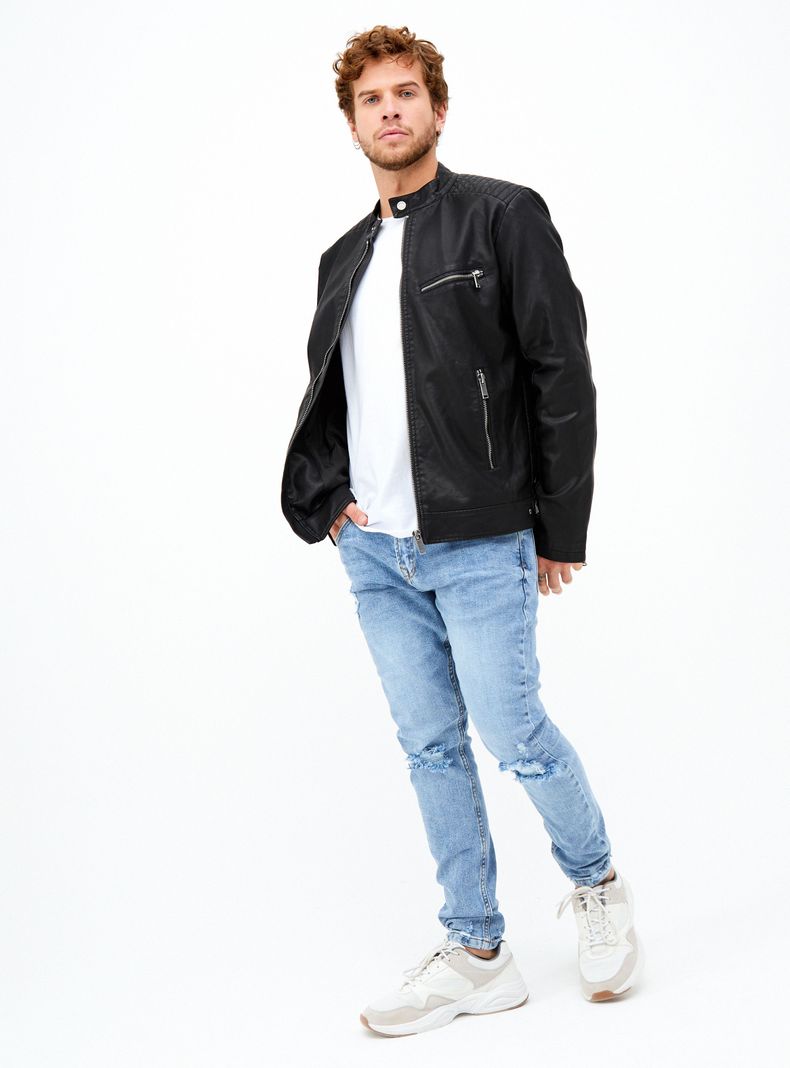Chaqueta Biker Pu-3