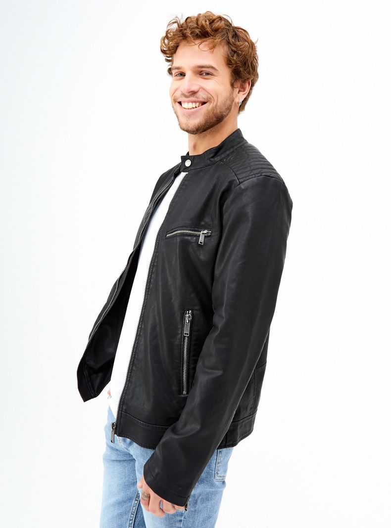 Chaqueta Biker Pu-0