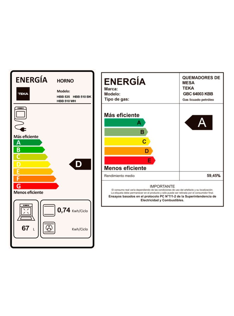 Kit Empotrable Horno Eléctrico HBB510 BK Negro + Encimera Cristal Gas GBC 64003 KBB BK + Campana TL 6310 Negro-5