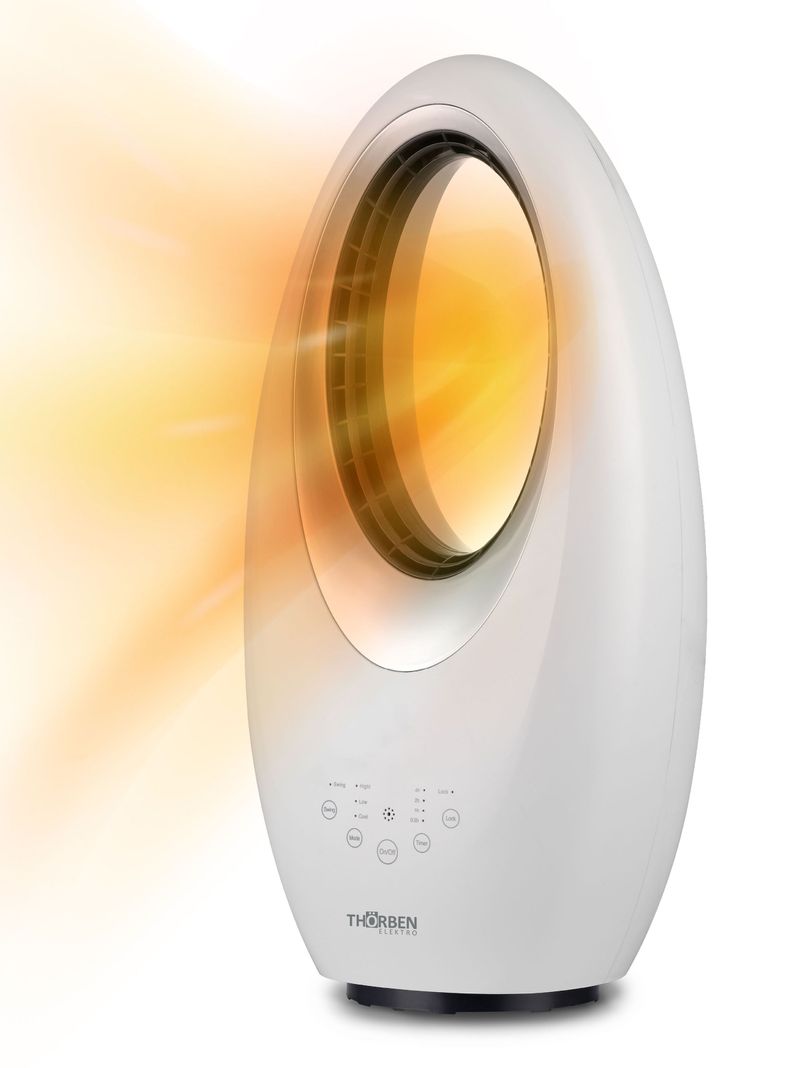 Calefactor sin Aspas 2000W Thor Dual Deco Blanco-0