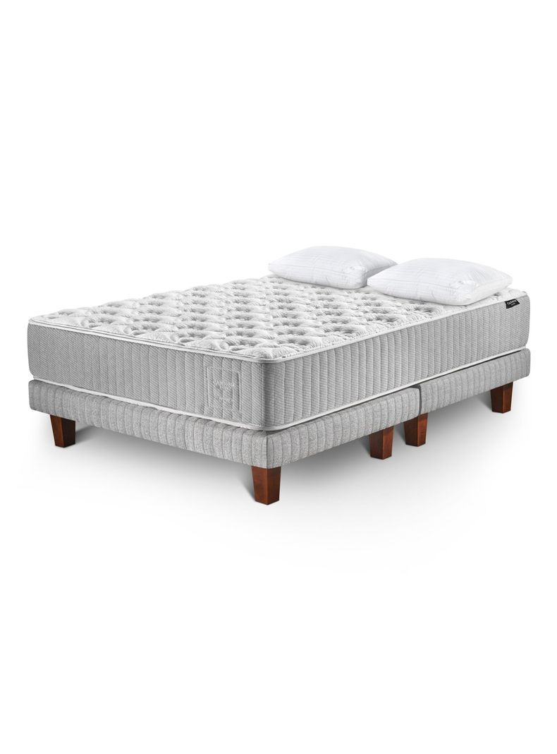 Cama Europea Hybrid Cotton King + Almohada Microfibra-0