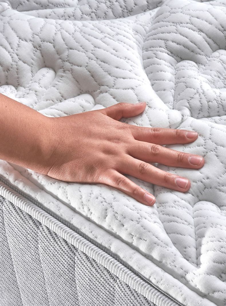 Cama Europea Hybrid Cotton King + Almohada Microfibra-6