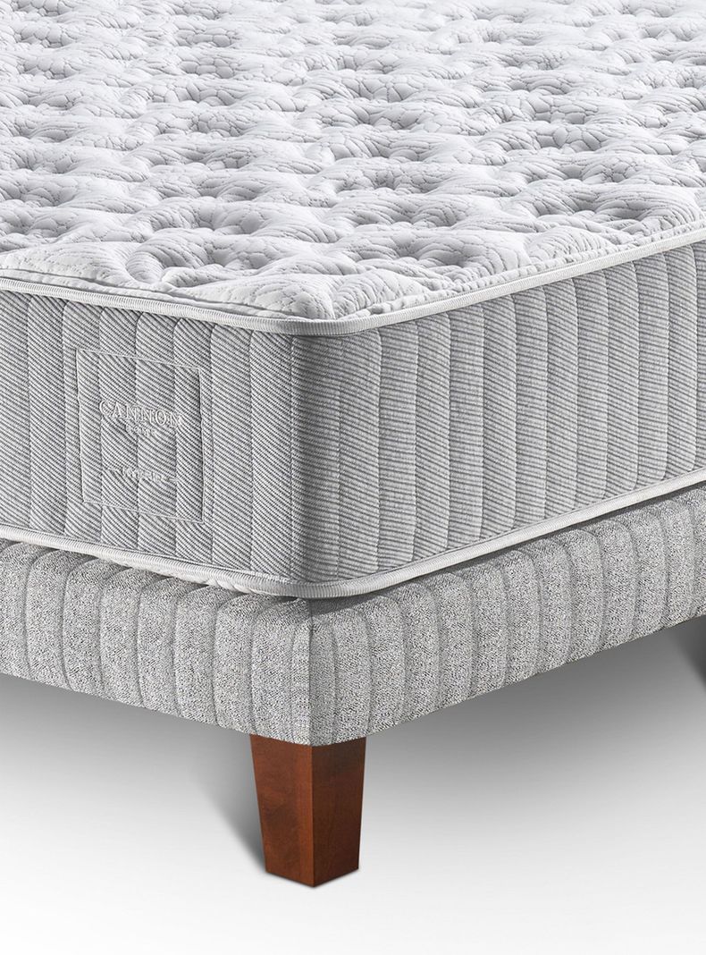 Cama Europea Hybrid Cotton King + Almohada Microfibra-5
