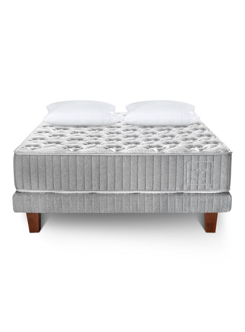 Cama Europea Hybrid Cotton Súper King + Almohada Microfibra-1